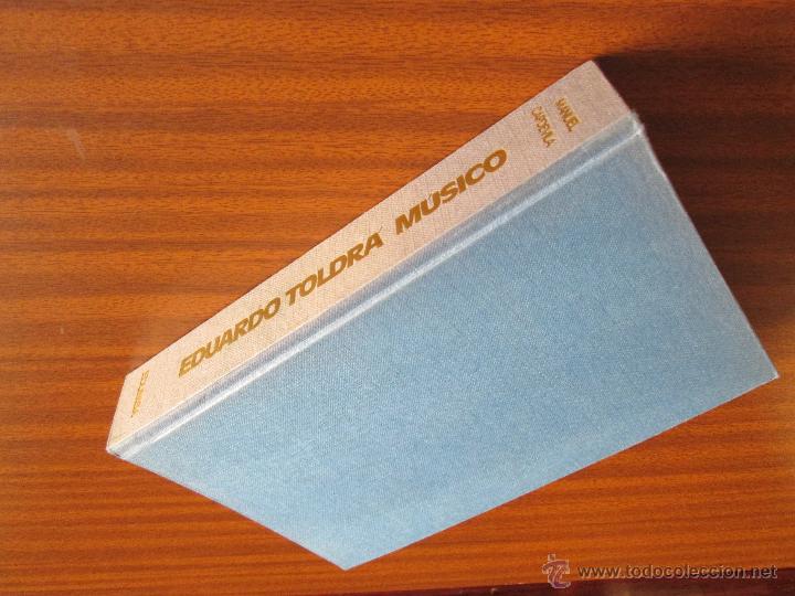 Libros de segunda mano: Eduardo Toldr&aacute;, m&uacute;sico --- M. Capdevila - Foto 2