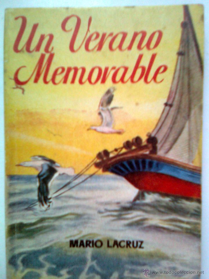 Libros de segunda mano: ENCICLOPEDIA PULGA- N&ordm; 161 -UN VERANO MEMORABLE-MARIO LACRUZ-1955-A DESCUBRIR- ESCASO-3289