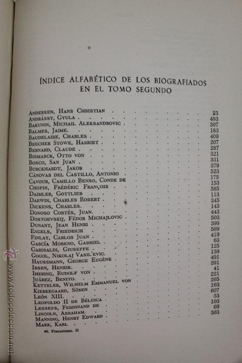 Libros de segunda mano: L-1186. FORJADORES DEL MUNDO CONTEMPORANEO. 4 TOMOS. FLORENTINO PEREZ. PLANETA 1959. - Foto 13 - 49687157