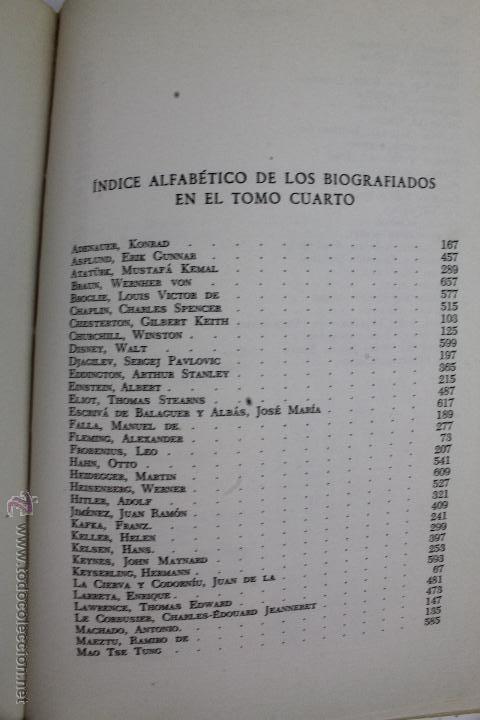 Libros de segunda mano: L-1186. FORJADORES DEL MUNDO CONTEMPORANEO. 4 TOMOS. FLORENTINO PEREZ. PLANETA 1959. - Foto 20 - 49687157