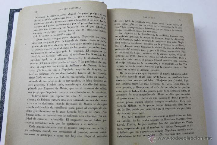 Libros de segunda mano: L- 1789. NAPOLEON. JAQUES BAINVILLE. 1942. - Foto 3 - 49870641