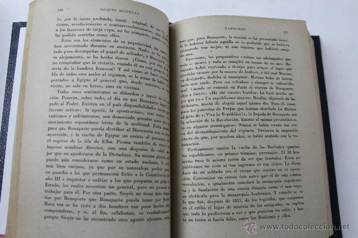 Libros de segunda mano: L- 1789. NAPOLEON. JAQUES BAINVILLE. 1942. - Foto 4 - 49870641