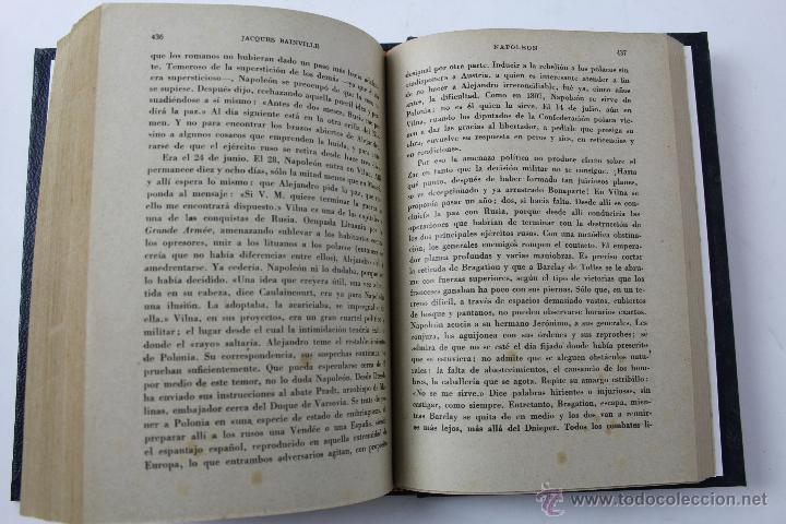 Libros de segunda mano: L- 1789. NAPOLEON. JAQUES BAINVILLE. 1942. - Foto 7 - 49870641