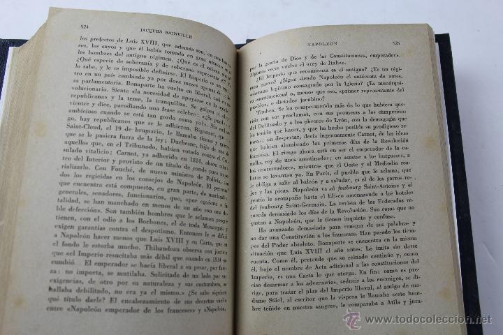 Libros de segunda mano: L- 1789. NAPOLEON. JAQUES BAINVILLE. 1942. - Foto 8 - 49870641