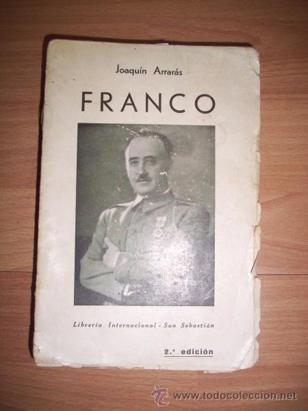Libros de segunda mano: ARRAR&Aacute;S, Joaqu&iacute;n. Franco - Foto 1