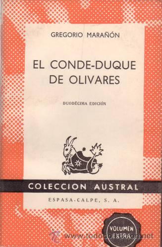 Libros de segunda mano: MARA&Ntilde;ON, GREGORIO: EL CONDE-DUQUE DE OLIVARES - Foto 1