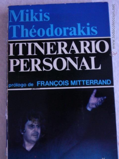 Libros de segunda mano: Itinerario personal Mikis Th&eacute;odorakis - Foto 1