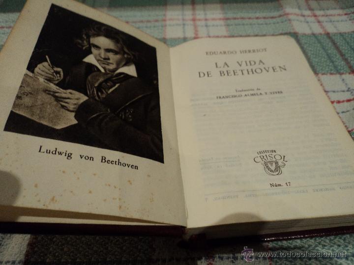 Libros de segunda mano: la vida de beethoven ed crisol - Foto 1