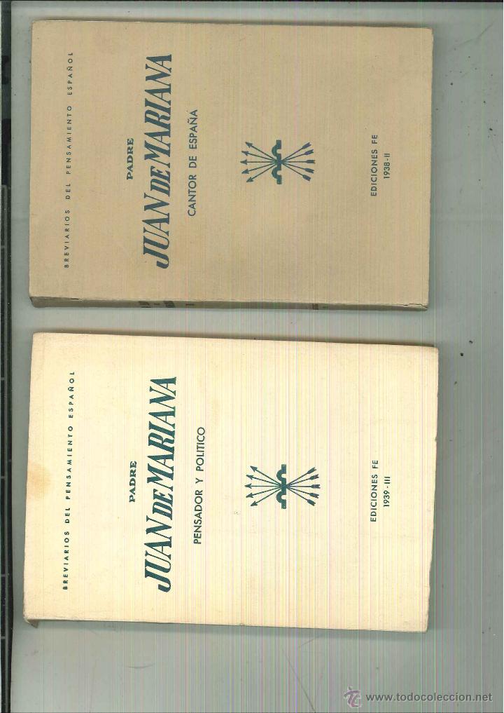 Libros de segunda mano: JUAN DE MARIANA. M. Ballesteros-Gaibrois - Foto 1