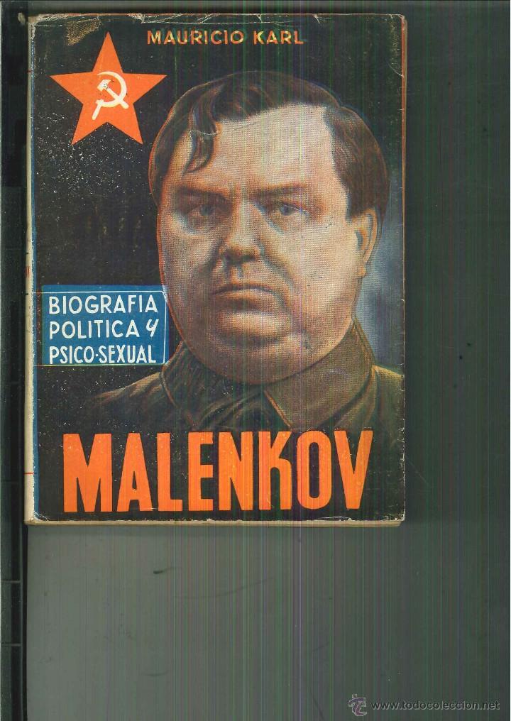 Libros de segunda mano: MALENKOV. Mauricio Karl - Foto 1