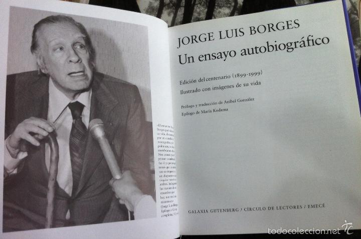 jorge luis borges. un ensayo autobiográfico. 19 - Comprar Libros de