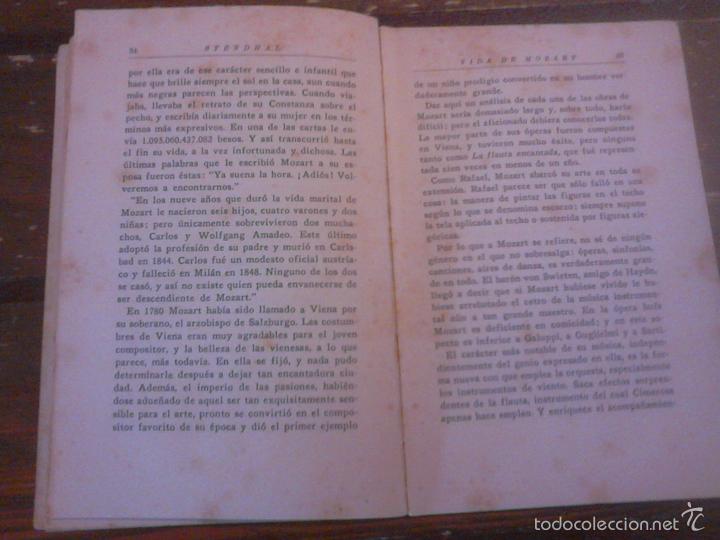 Libros de segunda mano: Stendhal: Vida de Mozart. Ediciones Ave, 1941. - Foto 6