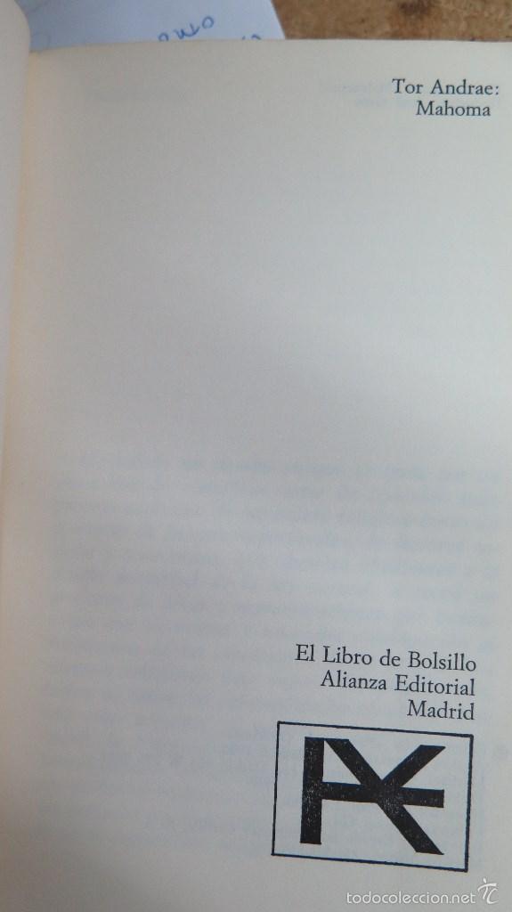 Libros de segunda mano: MAHOMA. TOR ANDRAE - Foto 3