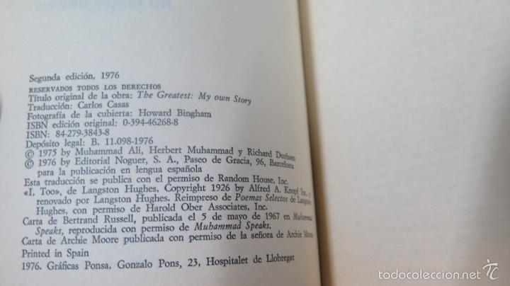 Libros de segunda mano: MI PROPIA HISTORIA. MUHAMMAD ALI - Foto 2