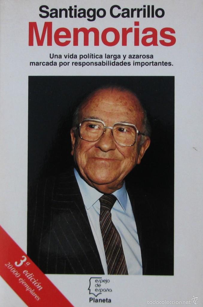 Libros de segunda mano: MEMORIAS. SANTIAGO CARRILLO - Foto 1