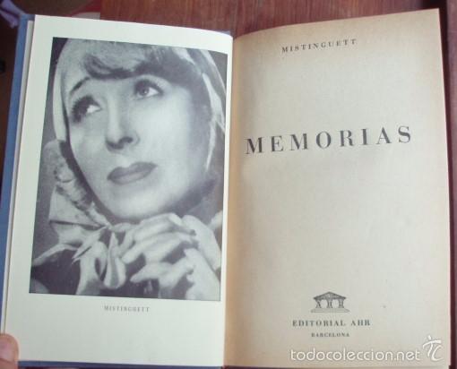 Libros de segunda mano: Memorias - MISTINGUETT - Foto 1