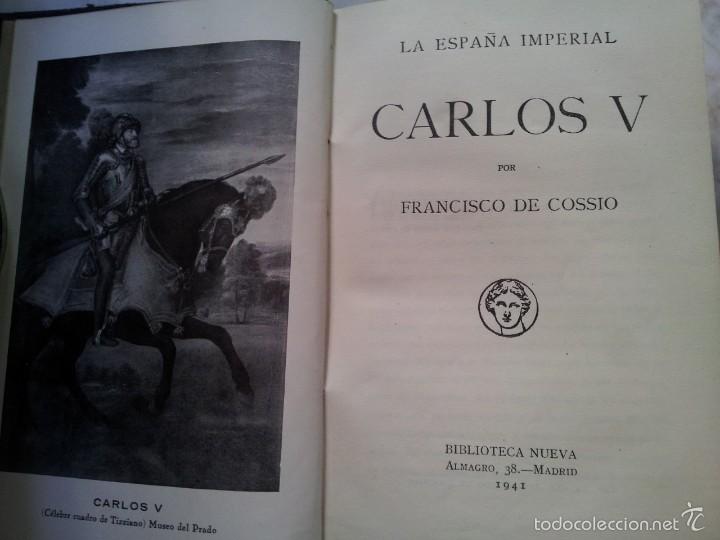 Libros de segunda mano: CARLOS V. FRANCISCO DE COSSIO - Foto 1