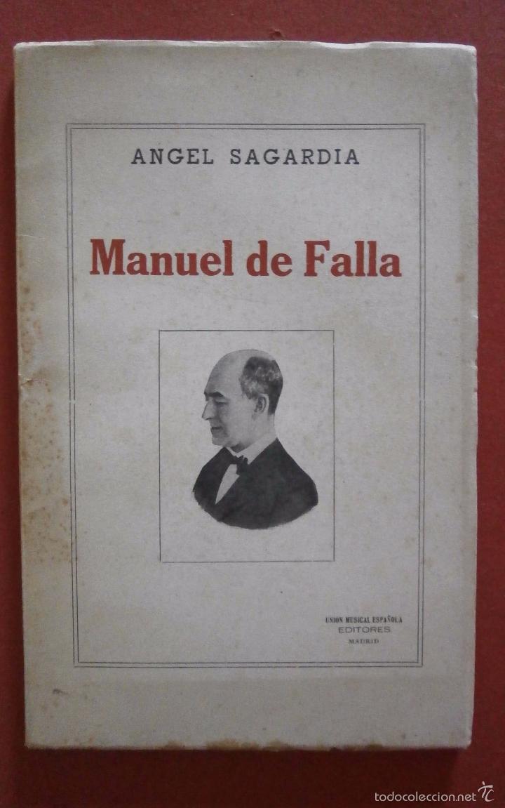 Libros de segunda mano: Manuel de Falla. Angel Sagardia - Foto 1