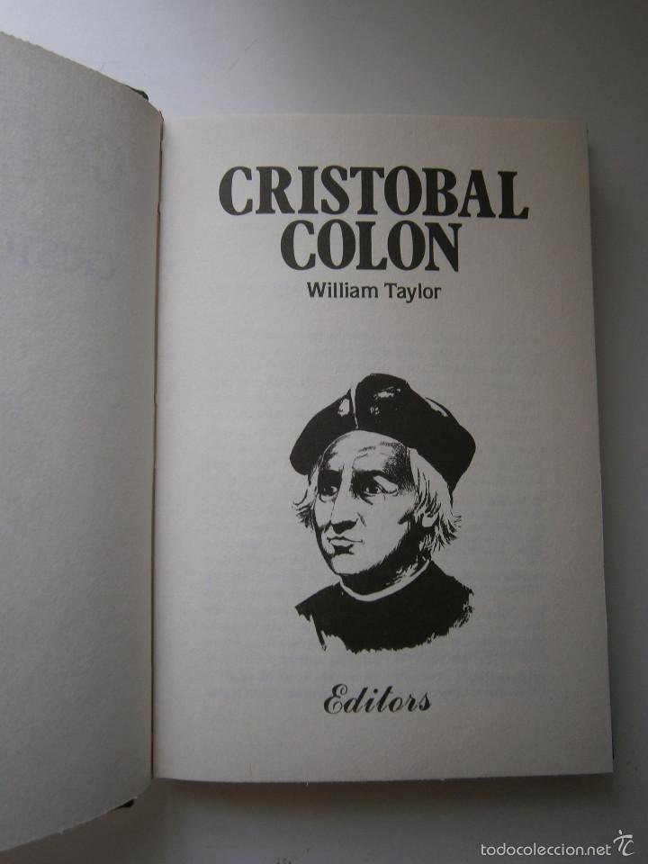 Libros de segunda mano: CRISTOBAL COLON William Taylor Editors 1989 EC - Foto 8