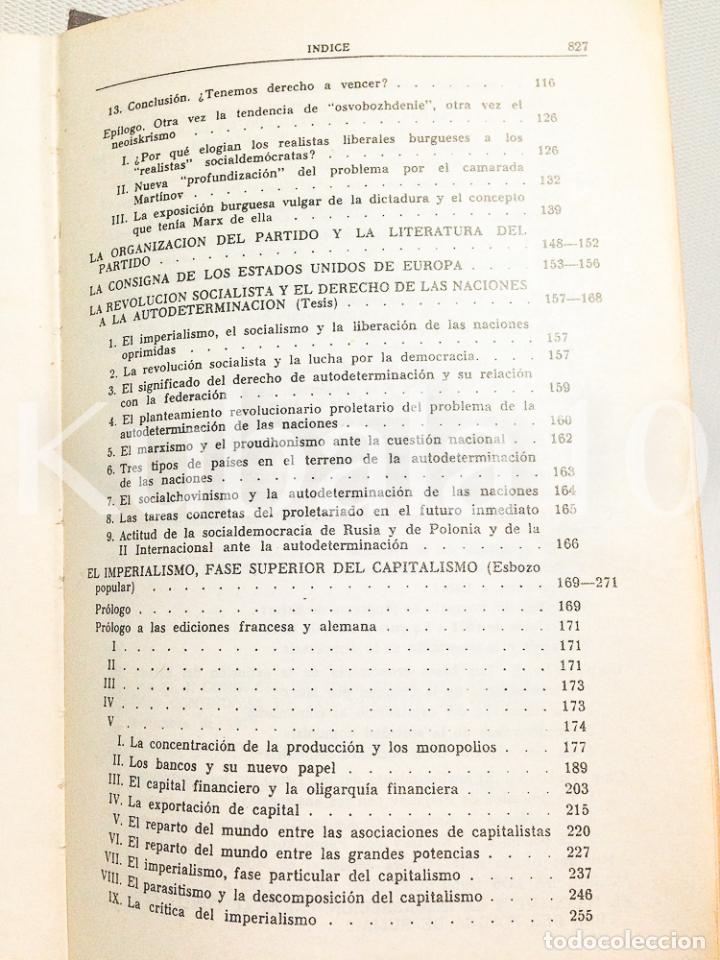 Libros de segunda mano: LENIN - OBRAS ESCOGIDAS - ED. PROGRESO - MOSC&Uacute; - Foto 5