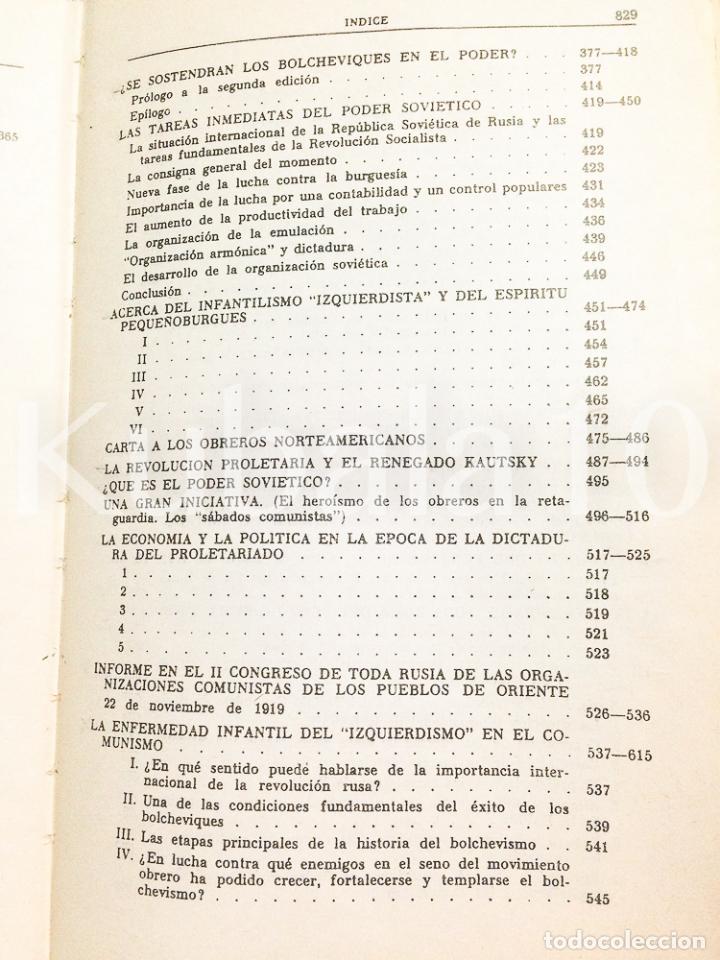 Libros de segunda mano: LENIN - OBRAS ESCOGIDAS - ED. PROGRESO - MOSC&Uacute; - Foto 7