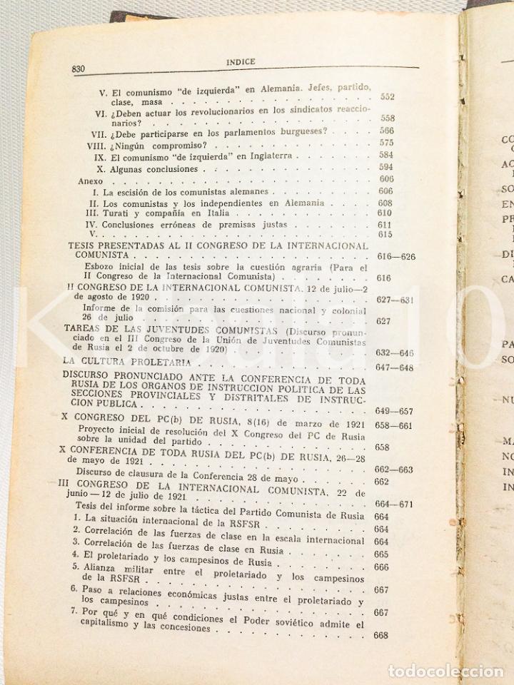 Libros de segunda mano: LENIN - OBRAS ESCOGIDAS - ED. PROGRESO - MOSC&Uacute; - Foto 8