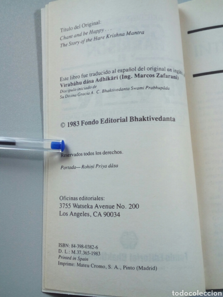 Libros de segunda mano: A&ntilde;o 1983. GEORGE HARRISON Y EL MANTRA. - Foto 4
