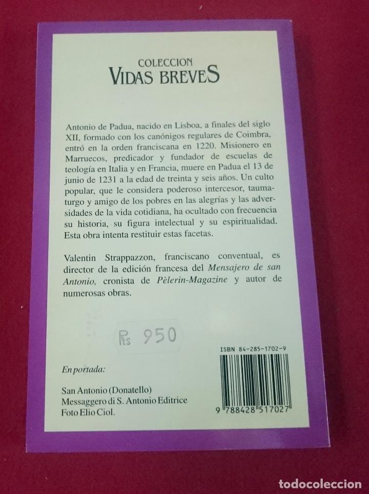 Libros de segunda mano: Vida de San Antonio de Padua - Foto 2