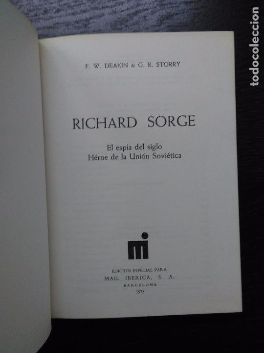 Libros de segunda mano: RICHARD SORGE, EL ESP&Iacute;A DEL SIGLO, 1973 - Foto 1
