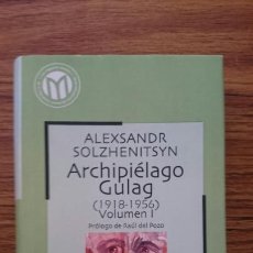 Libros de segunda mano: ARCHIPIELAGO GULAG,ALEXANDR SOLZHENITSYN VOLUMEN I . BIBLIOTECA EL MUNDO