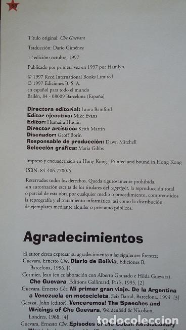 Libros de segunda mano: `Che Guevara&acute; de David Sandison. Ediciones B a&ntilde;o 1997 - Foto 5