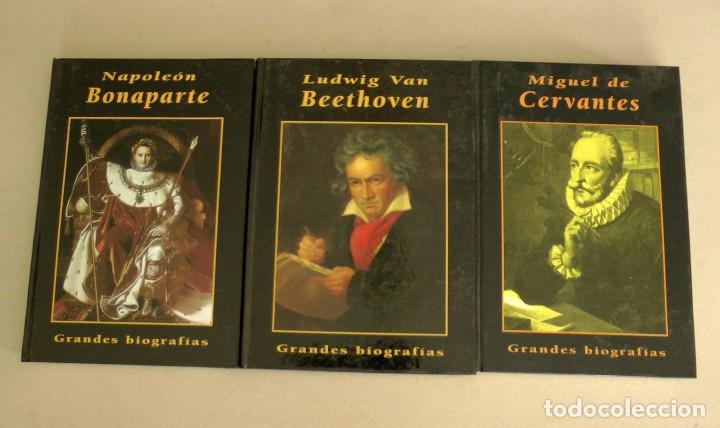Libros de segunda mano: 3 libros grandes biografias Ediciones Rueda Cervantes, Beethoven, Napoleon