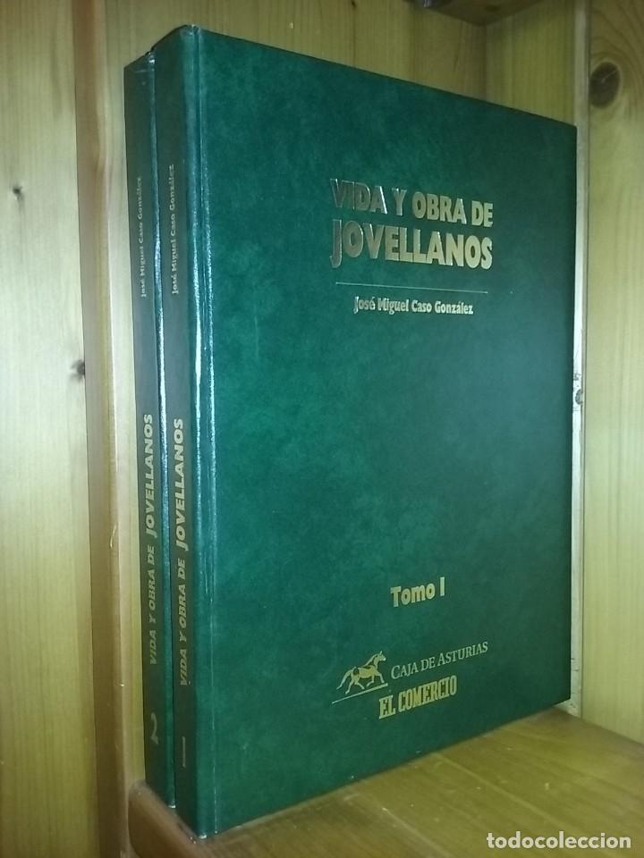 Livres d'occasion: VIDA Y OBRA DE JOVELLANOS, JOSE MIGUEL CASO GONZALEZ, 2 TOMOS, EL COMERCIO, CAJA DE ASTURIAS