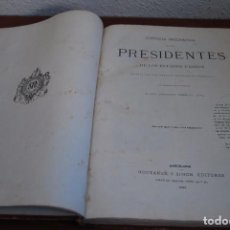 Libros de segunda mano: HISTORIA BIOGRÁFICA DE LOS PRESIDENTES DE LOS ESTADOS UNIDOS - ENRIQUE LEOPOLDO DE VERNEUIL - 1885. Lote 96583291