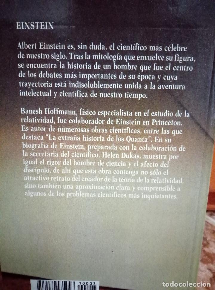 Libros de segunda mano: Einstein. Banesh Hoffmann. Salvat, 1984. - Foto 2