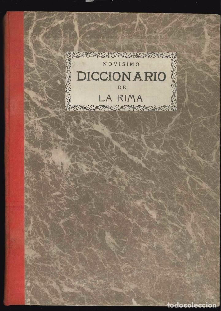 Libros de segunda mano: DICCIONARIO DE LA RIMA - Foto 1