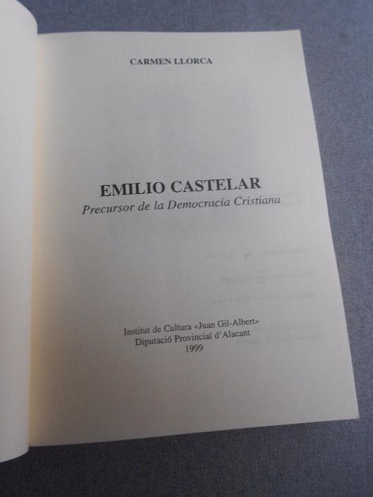 Libros de segunda mano: EMILIO CASTELAR - Foto 2