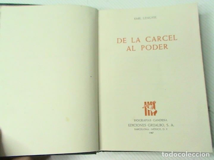Libros de segunda mano: De la c&aacute;rcel al poder. (autor: Emil Lengyel) - Foto 1