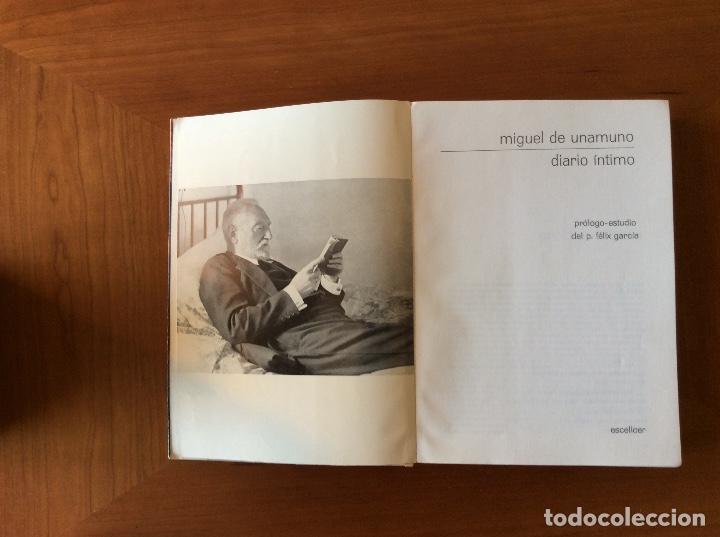 Libros de segunda mano: Unamuno. Diario - Foto 3