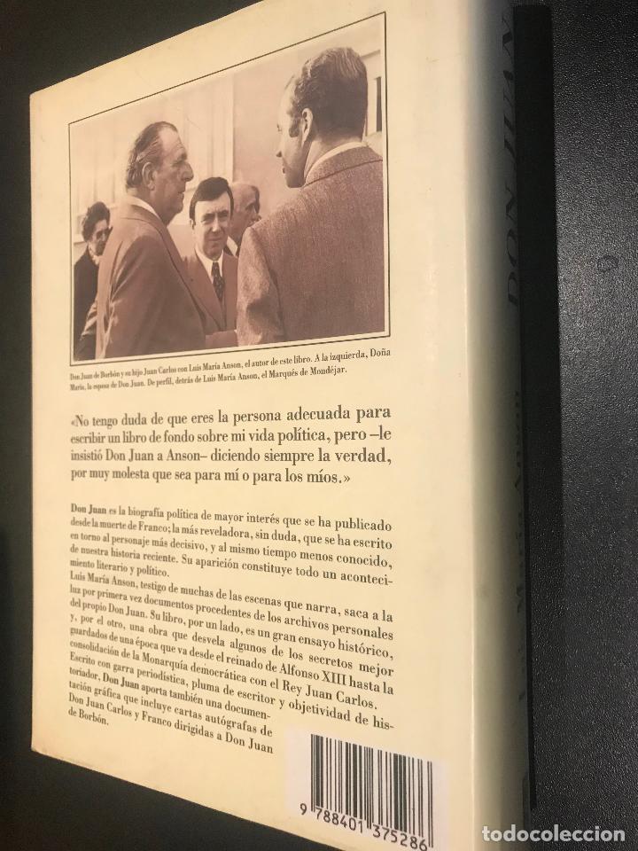 Libros de segunda mano: DON JUAN. LUIS MARIA ANSON - Foto 3
