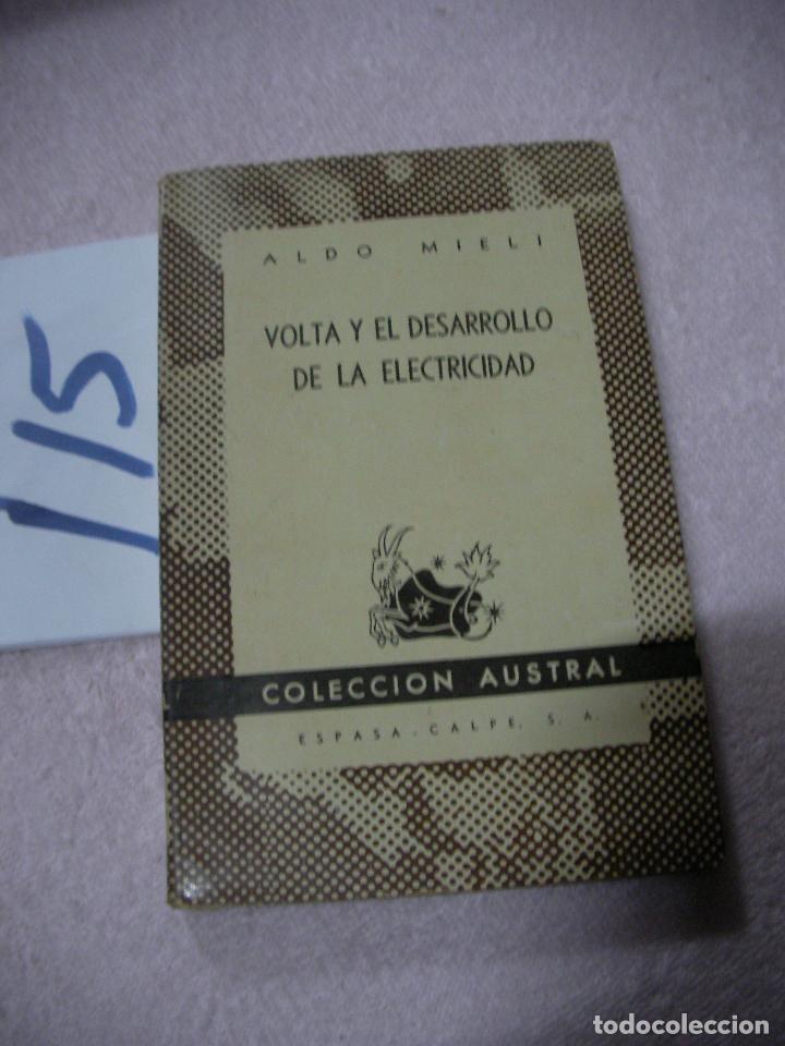 Gebrauchte B&uuml;cher: VOLTA Y EL DESARROLLO DE LA ELECTRICIDA