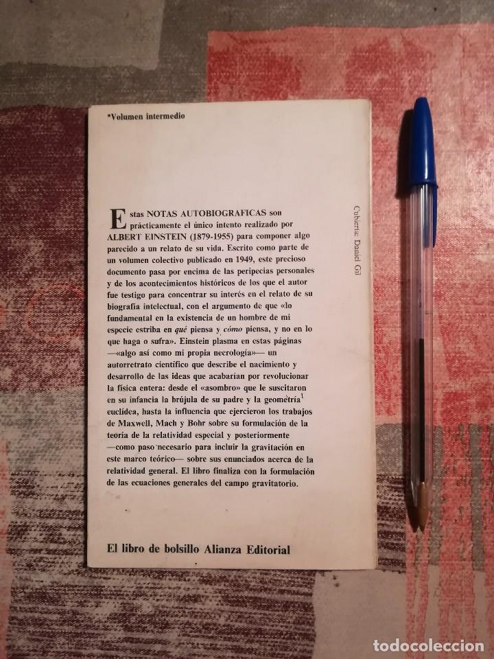 Libros de segunda mano: Notas autobiogr&aacute;ficas - A. Einstein - Foto 2