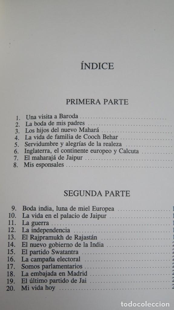 Libros de segunda mano: RECUERDOS DE UNA PRINCESA. Gayatri Devi - Foto 3