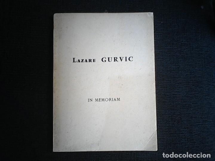 Libros de segunda mano: Lazare Gurvic biograf&iacute;a - Foto 1