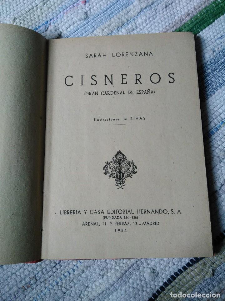 Libros de segunda mano: CISNEROS.  COLECCI&Oacute;N HERNANDO DE LIBROS PARA LA JUVENTUD. - Foto 3