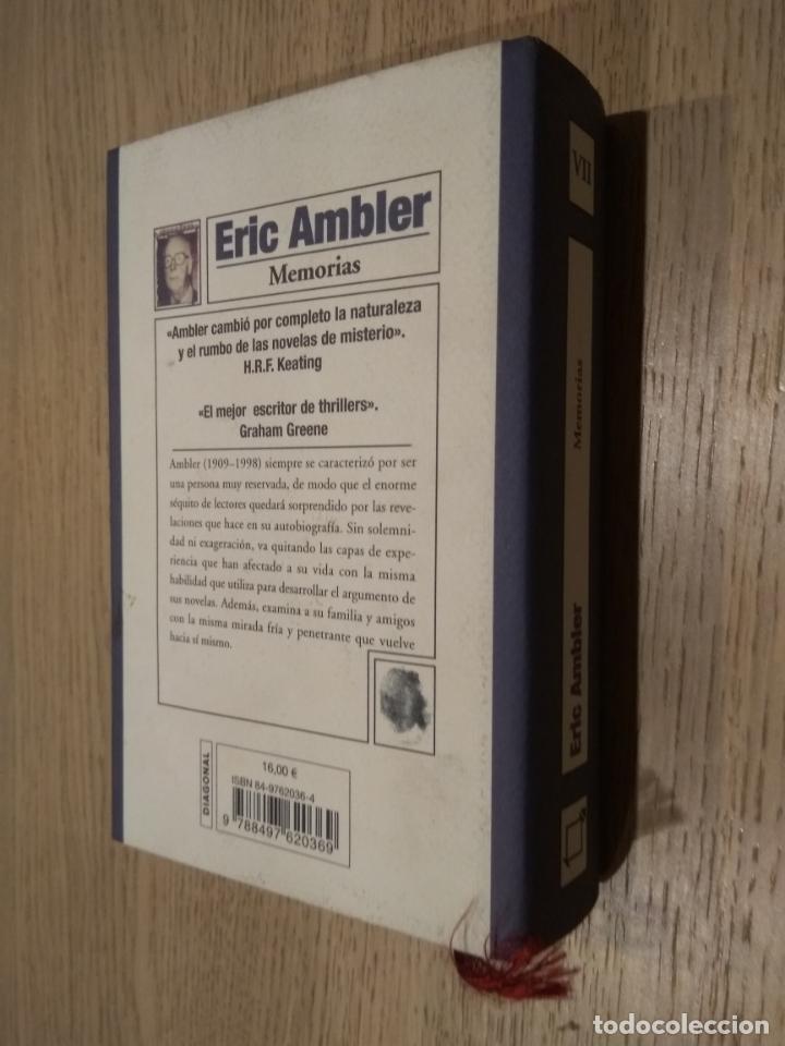 Libros de segunda mano: ERIC AMBLER MEMORIAS - Foto 3