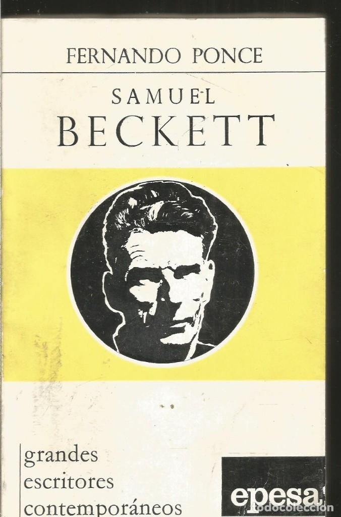 Libros de segunda mano: FERNANDO PONCE. SAMUEL BECKETT. EPESA - Foto 1