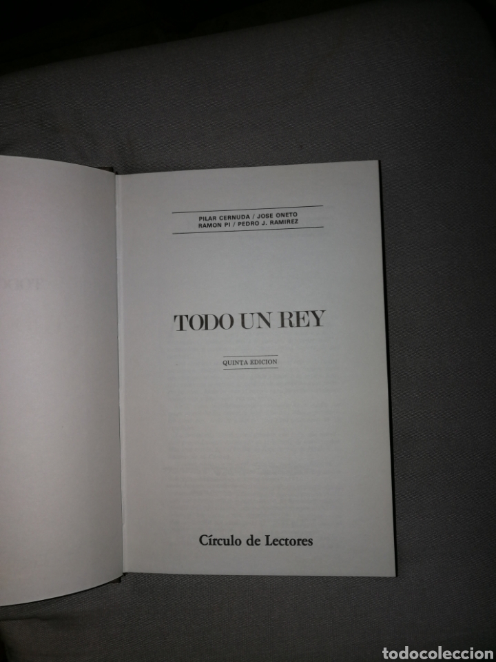Libros de segunda mano: Todo un Rey - Foto 2