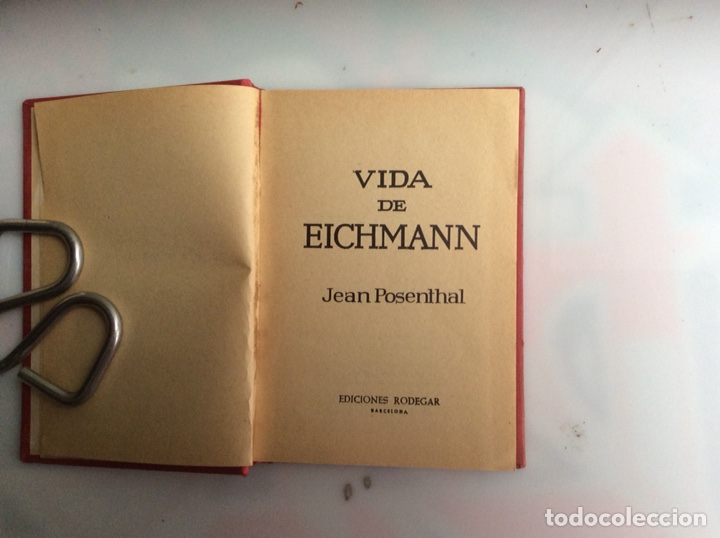 Libros de segunda mano: VIDA DE EICHMANN / JEAN POSENTHAL - Foto 2