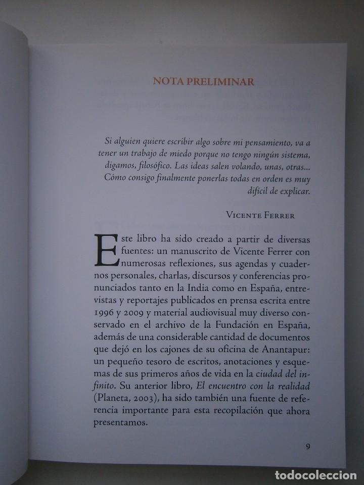 Libros de segunda mano: VICENTE FERRER EL PODER DE LA ACCION PLANETA 1 edicion 2012 CON DISCO CD EC TM - Foto 14